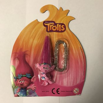 Kart Askılı Zincirli Trolls Fig&uuml;r&uuml; (12 Adet)