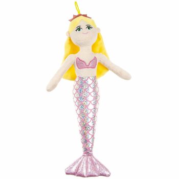 B&uuml;y&uuml;k Peluş Deniz Kızı Bebek 39 cm - Karışık Renkler (12 Adet)