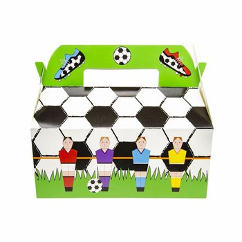Futbol Temalı Men&uuml; Kutuları - 22.5 x 12 x 9.5 cm (24 adet)