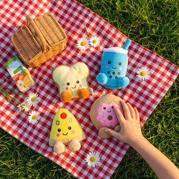 PELUŞ YİYECEK FİG&Uuml;RLERİ - 13 CM - KARIŞIK MODELLER (12 adet)