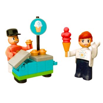 KIDS BRICKS FUN PARK - YAPIM BLOKLARI SETİ - 130 PAR&Ccedil;A (1 ad.)