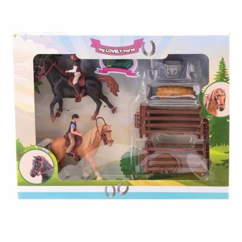 MY LOVELY HORSE - XL - 2x Oyuncak At ve B&uuml;y&uuml;k Haralar - Hediye Kutusunda (1 ad.)
