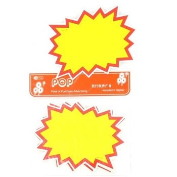 İndirim ve Fiyat Kartları - Model 4 (10 Adet)