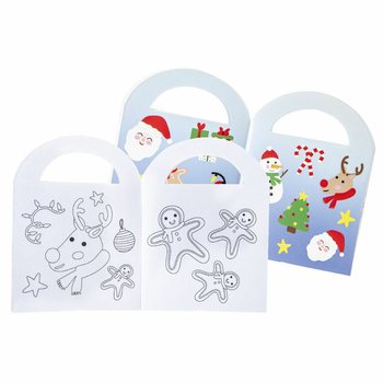 &Ccedil;ıkartmalı K&uuml;&ccedil;&uuml;k Noel Boyama Kitapları (48 adet)