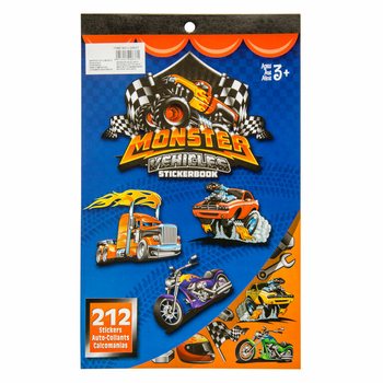 212 Parçalı Monster Truck Çıkartma Kitabı (12 adet)