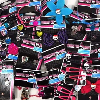 MATTEL MONSTER HIGH - MEGA S&Uuml;RPRİZ KUTUSU MİKSİ: TAKI VE AKSESUARLAR (100 Adet)