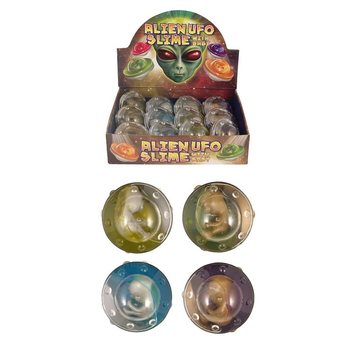 UFO Kutulu Uzaylı Jeli Slime Standı (12'li)