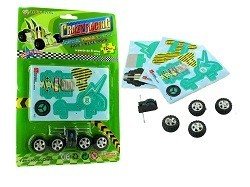 Motorlu 3D K&ouml;p&uuml;k Puzzle Karting (24 adet)
