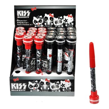 HELLO KITTY - 3'&Uuml; 1 ARADA M&Uuml;H&Uuml;RL&Uuml; KALEM / BALONCUK (24 adet)