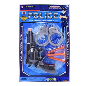Kartlı Polis Oyuncak Seti - 2 Karışık Model (6 adet)