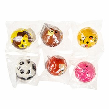K&ouml;p&uuml;k Hayvan Fig&uuml;rl&uuml; Toplar &Oslash; 6.3 Cm. Stantlı (24 Adet)