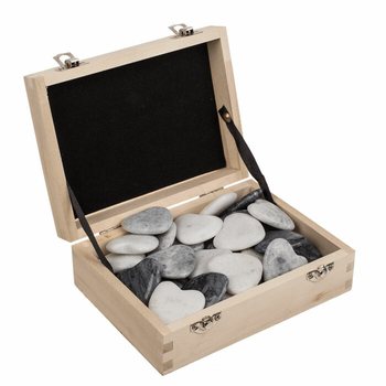 KALP ŞEKLİNDE DOĞAL TAŞLAR - WORRY STONES (36 adet)