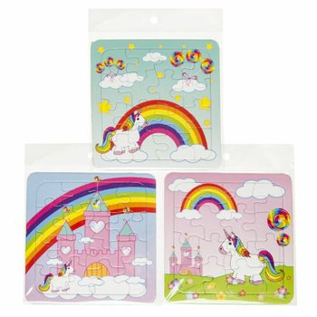MIX Unicorn Yapbozlar - 14 x 14 cm (50 adet)