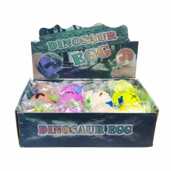 Stres Sıkma Dinozor Yumurtası Standlı (12 Adet)