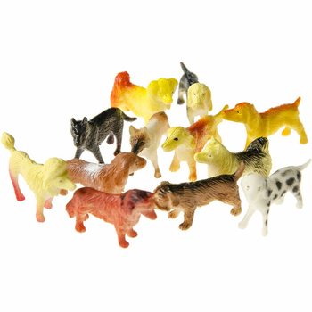 12 Par&ccedil;alı K&ouml;pek ve Kedi Oyun Fig&uuml;r&uuml; Seti