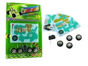 Motorlu 3D K&ouml;p&uuml;k Puzzle Karting (24 adet)
