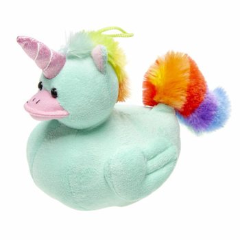 PELUŞ UNIDUCKZ - UNICORN / TEK BOYNUZLU AT &Ouml;RDEK - KARIŞIK RENKLER - 12x24x17 CM (8 Adet)