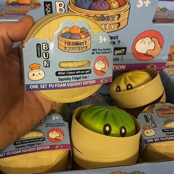 RAGE - Squishy Bun Dumplings B&Uuml;Y&Uuml;K - ONE SET PU FOAM SQUISHY EDITION (12 adet)
