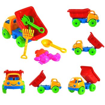Oyuncak Damperli Kamyon Plaj Seti 17 cm (10 adet)