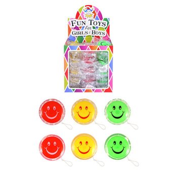 Teşhir Kutusunda Neşeli Smiley Yo-Yo (36 adet)