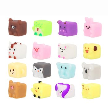 S&Uuml;RPRİZ KUTUSU SQUISHY - K&Uuml;P HAYVANLAR - STANTLI (96 Adet)