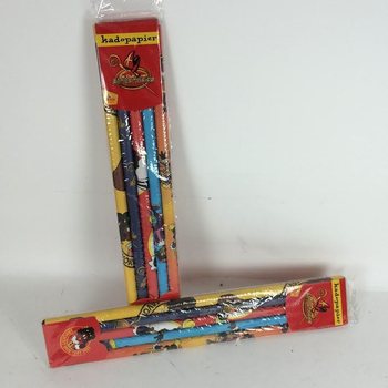 5 Par&ccedil;alı 'De Club van Sinterklaas' Hediye Paketleme Kağıdı