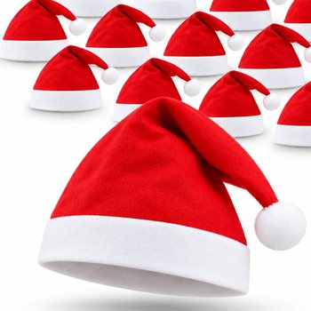 STANDART NOEL BABA ŞAPKASI - XMAS CAP (12 Adet)