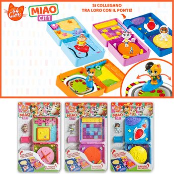44CATS MIAO CITY KARTELA OYUNCAK - 18x4x28 CM - KARIŞIK (40 Adet)