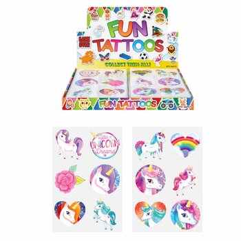 Fun Tattoos: Unicorn Teşhir Standı (96 adet)