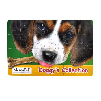 &Ccedil;OK UCUZ SEVİMLİ K&Ouml;PEK YAPBOZU 20 x 13 CM (50 Adet)