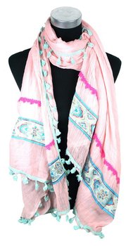 Lüks Ibiza Tarzı Şal Pembe (1 adet)