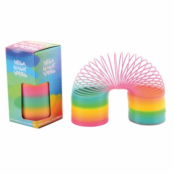 XL G&ouml;kkuşağı Stres Yayı - Kutulu B&uuml;y&uuml;k G&ouml;kkuşağı Spirali (6 adet)
