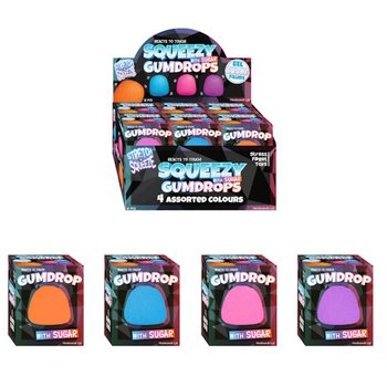 SQUEEZE GUM DROP - ŞEKER DOLGULU - TEŞHİR KUTUSUNDA (12 Adet)