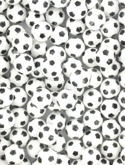FUTBOL DESENLİ ZIPLAYAN TOP (98 adet)