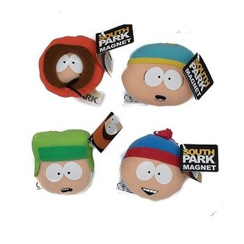 SOUTH PARK PELUŞ MIKNATISLAR, 7CM, TEŞHİR KUTUSUNDA (12 adet)