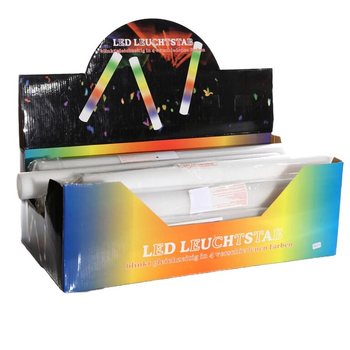 LED K&Ouml;P&Uuml;K &Ccedil;UBUKLAR - TEŞHİR KUTUSUNDA &Ccedil;OK RENKLİ PARTİ &Ccedil;UBUĞU (24 adet)