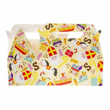 SINTERKLAAS MEN&Uuml; KUTUSU - 22.5 x 12 x 9.5 Cm (24 Adet)