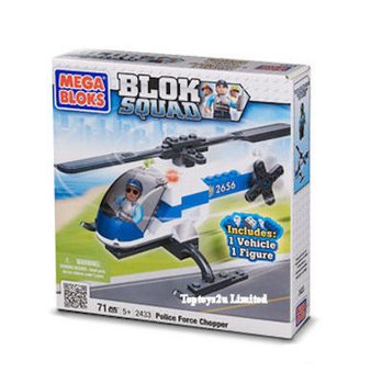 MEGA BLOKS - İTFAİYE SUV ARACI VE POLİS HELİKOPTERİ (2 adet)
