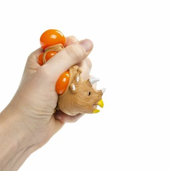 Squishy Mesh Dinozor Stres Topu - Stand (12 Adet)