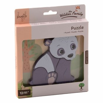JOUECO - THE WILDIES FAMILY KARIŞIK AHŞAP PUZZLE - 12 Ay ve &Uuml;zeri (12 adet)