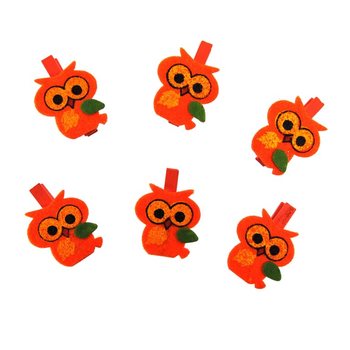 6 Par&ccedil;alı Dekoratif Mandal - Model: Baykuş (24 set)