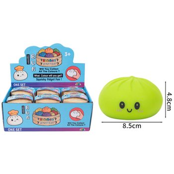 RAGE - B&Uuml;Y&Uuml;K Squishy Bun Dumplings (8.5 x 8.5 x 4.8 cm) - Viral 2026 Fidget Toy (12 Adet)