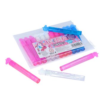 Unicorn / Tekboynuzlu At Mini K&ouml;p&uuml;k Balon Şişeleri (12'li Paket)