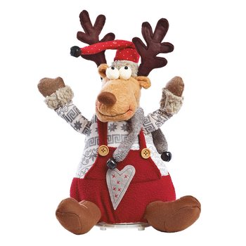 SESLİ VE HAREKETLİ B&Uuml;Y&Uuml;K L&Uuml;KS NOEL GEYİĞİ