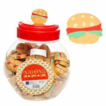 KAVANOZDA HAMBURGER SİLGİ (100 adet)