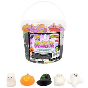 Kovada Cadılar Bayramı Squishy Fig&uuml;r Karışımı (25 Adet)