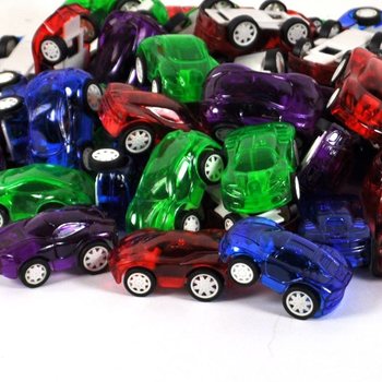 Mini sürtmeli çek-bırak araba 5 cm (25 adet)