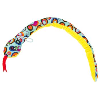 Peluş Yılan - 52 cm Uzunluğunda - Karışık Renkler (24 Adet)