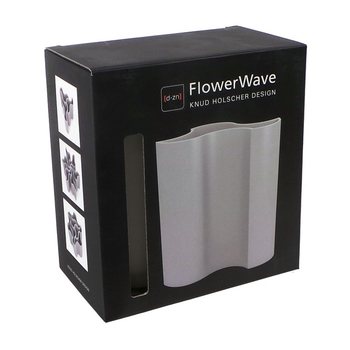 D-ZN - FLOWERWAVE Çiçek Vazosu - Beyaz (1 adet)