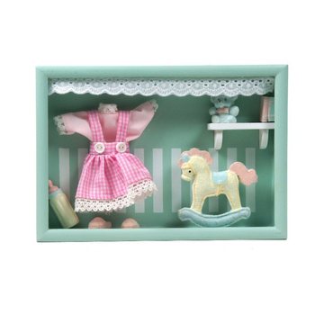 AHŞAP 3D &Ccedil;OCUK ODASI DUVAR DEKORASYONU - MODEL 2 (4'l&uuml; Set)